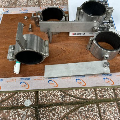 Chế tạo bộ kẹp ống kép - Fabricate pipes clamp